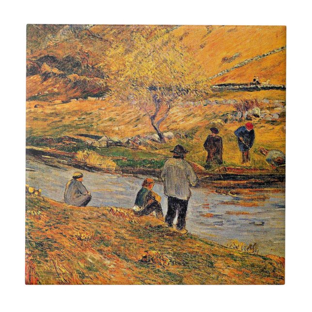 Carreau Gauguin - Pêcheur breton (Devant)