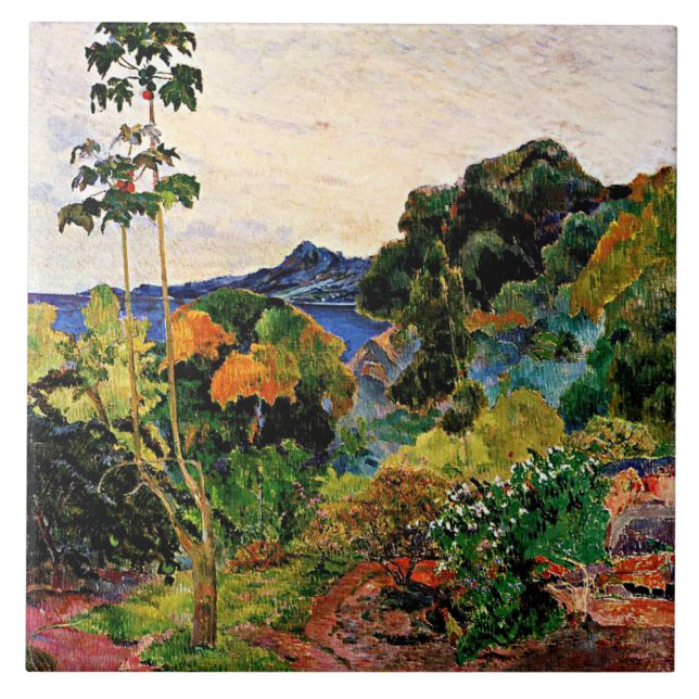 Carreau Gauguin - Poster de végétation tropicale (Devant)