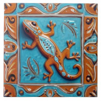 Gecko Lizard Tribal autochtone du Sud-Ouest Sud-Ou