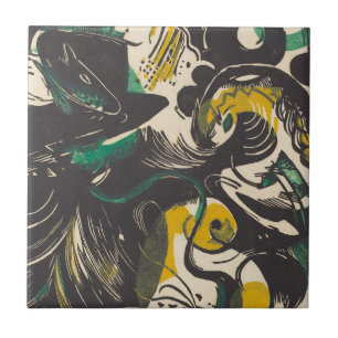 Carreau Genèse II Schopfungsgeschichte II de Franz Marc