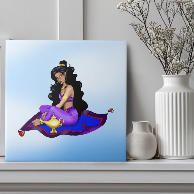 Carreau Genie Magic Carpet Lamp Blue Sky (Créateur téléchargé)