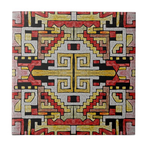 Carreau Géométhorique Tribal/Motif ethnique