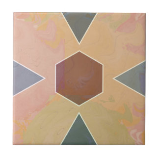 Carreau Geometric Pastel Marble Earthy