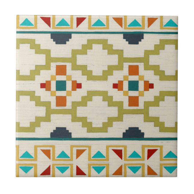 Carreau Géométrie du sud-ouest I (Devant)