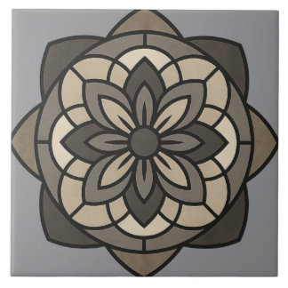 Carreau Géométrie florale élégante