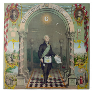 Carreau George Washington, le maçon