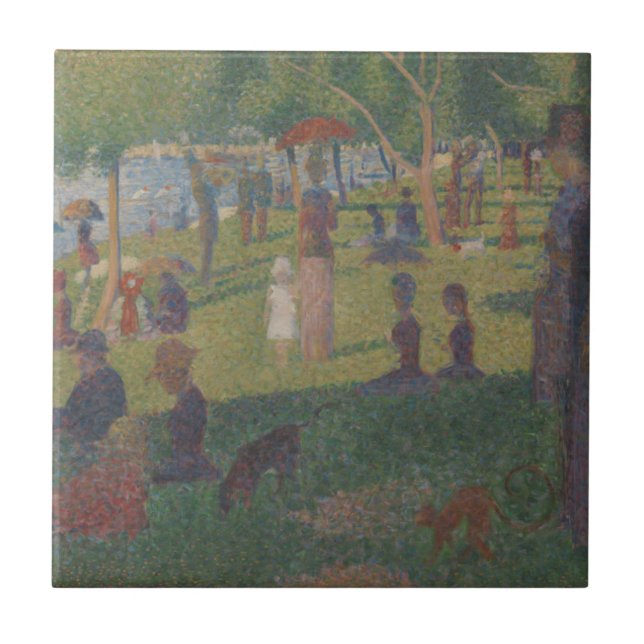 Carreau Georges Pierre Seurat | Etudier pour un dimanche s (Devant)