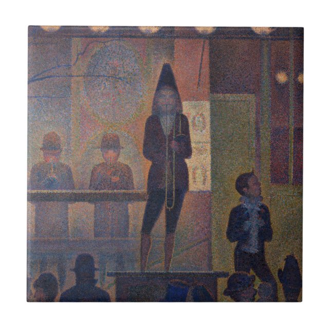 Carreau Georges Seurat - Parade de cirque (Devant)