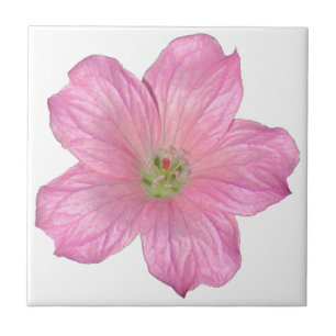 Carreau Géranium rose