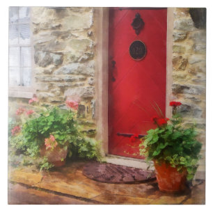 Carreau Geraniums par Red Door