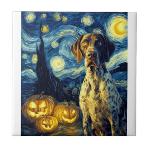 Carreau German Shorthaired Pointer 1 Chien Mignon Hallowee
