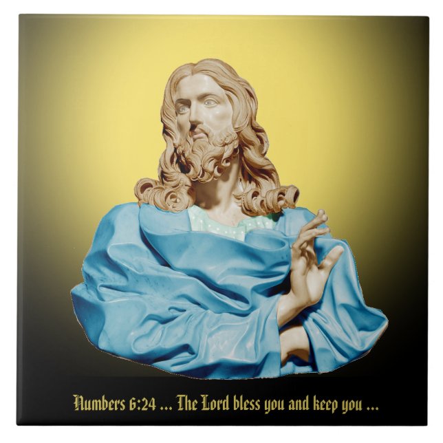 Carreau Gian Lorenzo Bernini Bust of Christ 1679 (Devant)