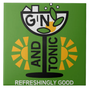 Carreau Gin vintage Et Art Tonique