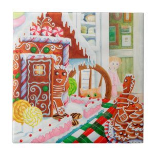 Carreau GINGERBREAD SURPRISE 4.25x4.25 Carrelage en cérami