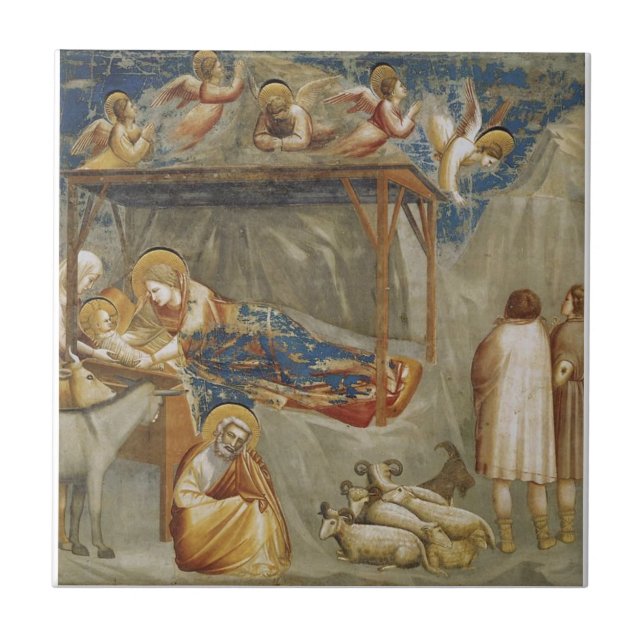 Carreau Giotto di Bondone La Nativité Fine Art Collection (Devant)
