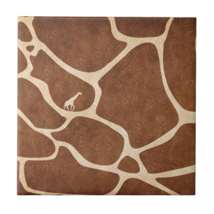 Carreau Girafes ! conception exotique de poster de animal