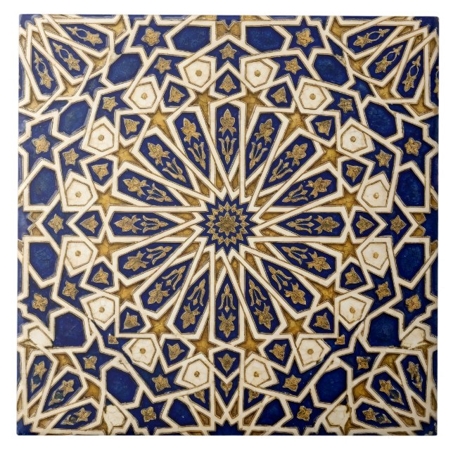 Carreau Girih Géométrique Marocain (Devant)