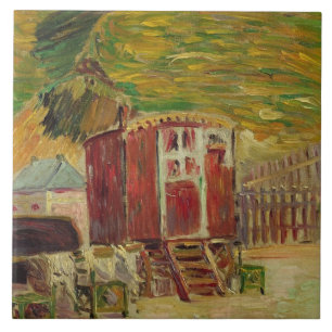 Carreau Gitans à Port-en-Bessin, 1883 (huile sur la toile