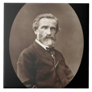 Carreau Giuseppe Verdi (1813-1901) de 'Galerie Contempor