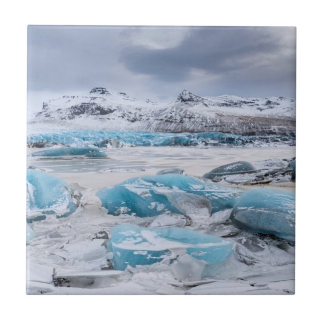 Carreau Glacier Ice paysage, Islande (Devant)