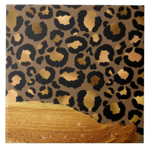 Carreau Glamour en métal Glamor Tcheetah Peau