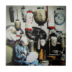 Carreau Glissière de lanterne magique le peintre vieux