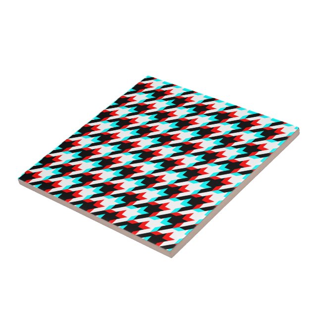 Carreau Glitch Damier Chien (Côté)
