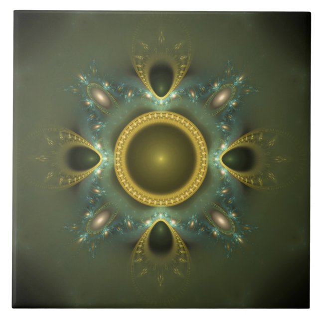 Carreau Glossy fractal design (Devant)