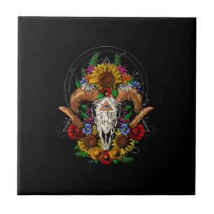 Carreau Goat Skull