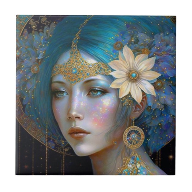 Carreau Goddess Imaginaire Art Carrelage en céramique (Devant)