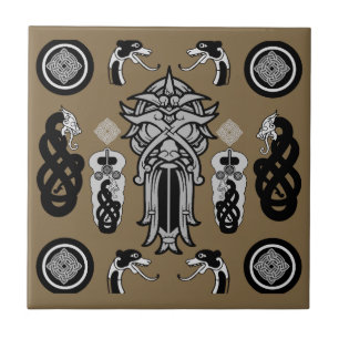 Carreau Gold Anglo Saxon Art Print