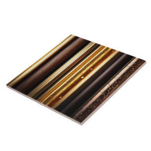 Carreau Gold Modern Wood Art Collection Lamperia
