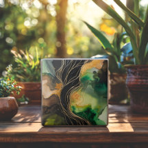 Gold Strand Abstrait