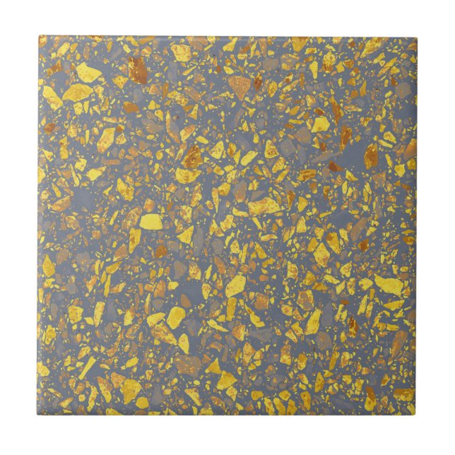 Carreau Gold Terrazzo Pattern (Devant)