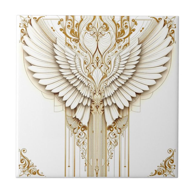 Carreau Golden Angelic Embrace (Devant)