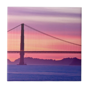 Carreau Golden gate bridge au coucher du soleil