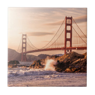 Carreau Golden gate bridge de plage de Baker