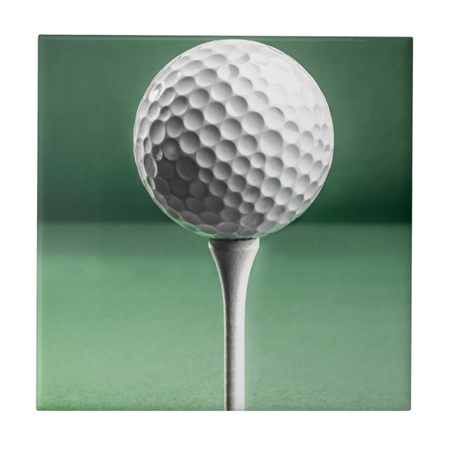 Carreau Golf Ball on Tee (Devant)