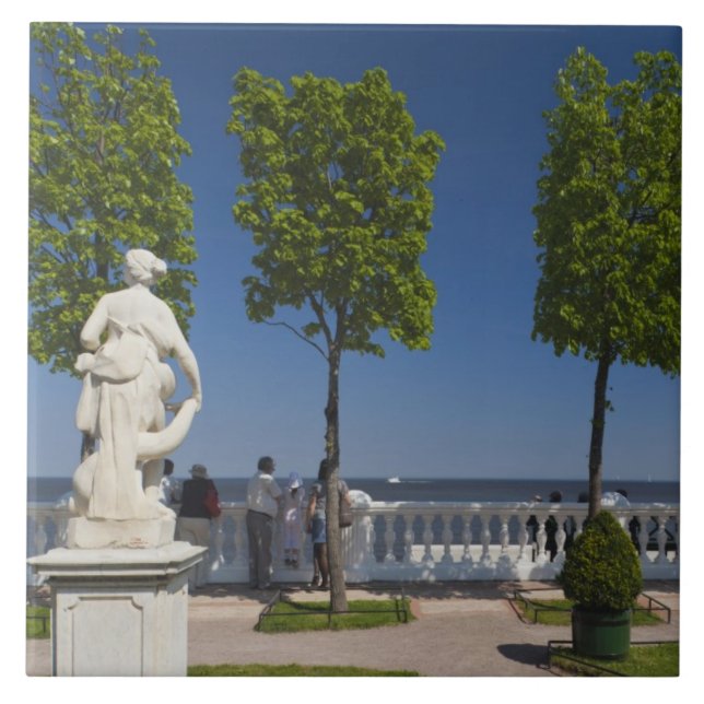 Carreau Golfe de Finlande depuis la villa Monplaisir (Devant)