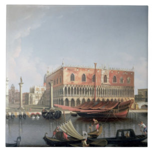 Carreau Gondoles avant que les marques de St ajustent,