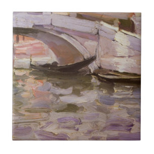 Carreau Gondoles par John Singer Sargent, Art Impressionni