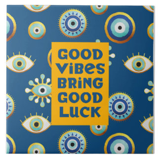 Carreau Good Vibes apporte Good Luck diabotile oeil
