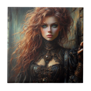 Carreau Gothique steampunk féminin