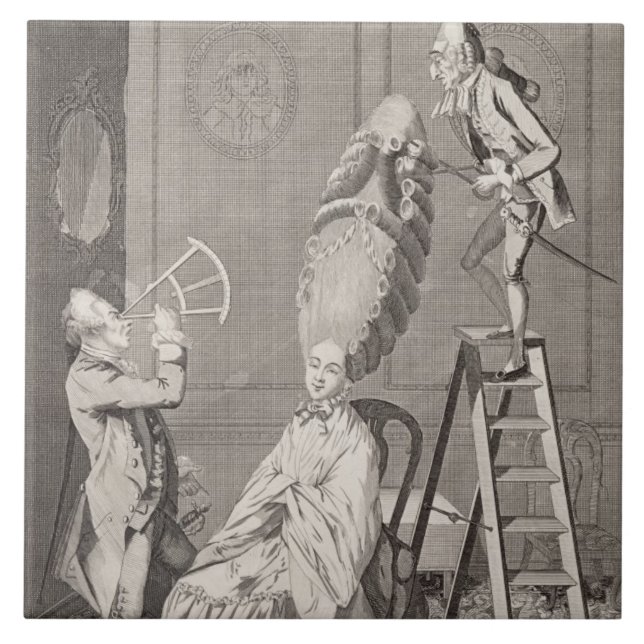 Carreau Goût ridicule ou l'absurdité de dames, pub. par (Devant)