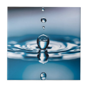 Carreau Gouttes d'eau de macro