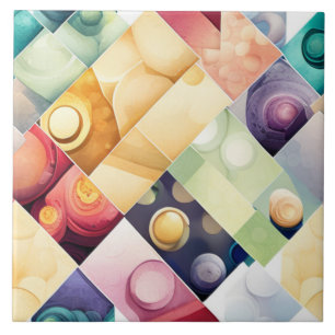 Carreau Gouttes Géométriques