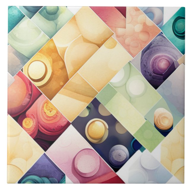 Carreau Gouttes Géométriques (Devant)