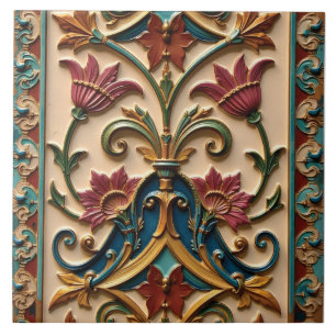 Carreau Grâce résiliente, radiance éclipsée