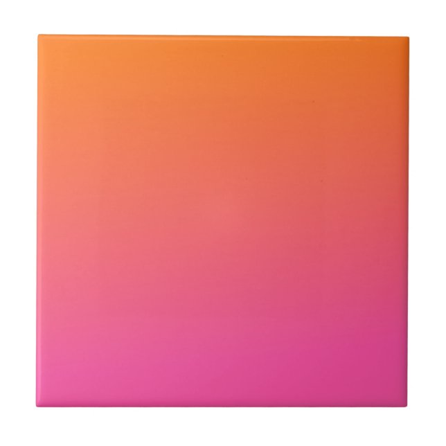 Carreau Gradient orange et rose (Devant)