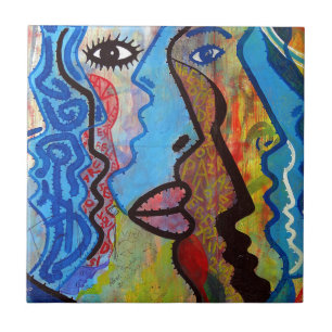 Carreau Graffiti Abstrait coloré